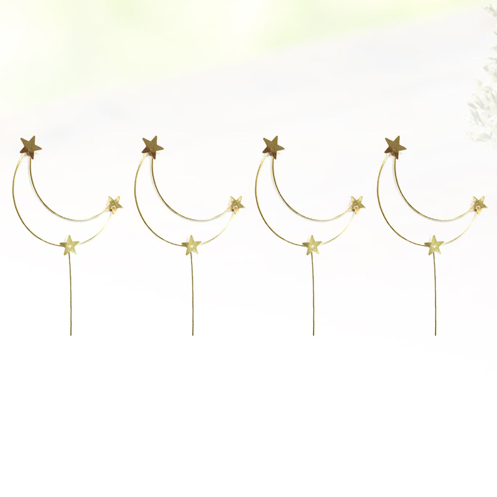 4 قطع من زينة الكيك على شكل نج - مراجعة Wedding Supply Decor وسعره