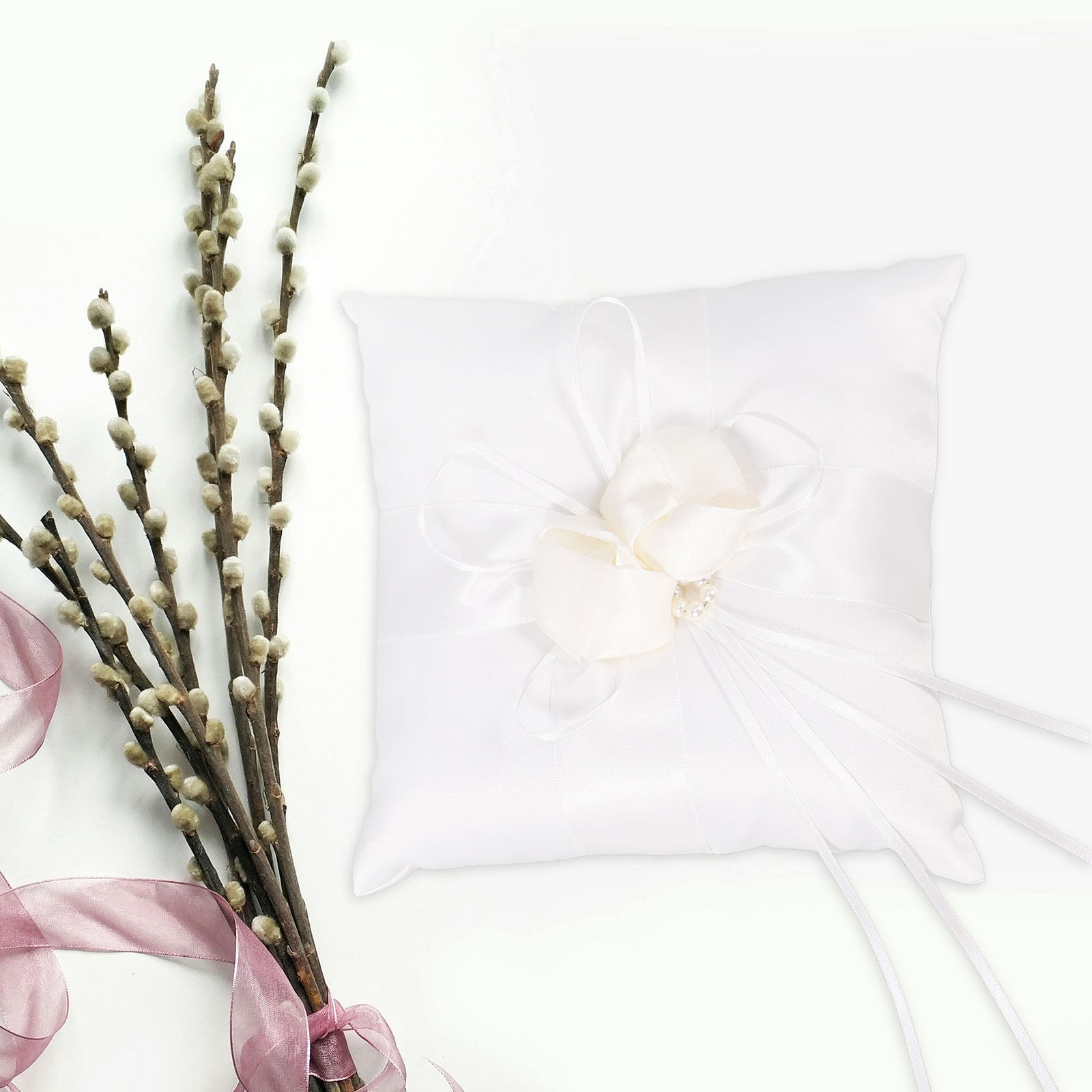 وسادة خاتم العروس مقاس 20x20 س - مراجعة Ring Bearer Pillow وسعره